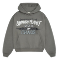 BROKEN PLANET MARKET 'TOTAL CHAOS' HOODIE (GUNMETAL GREY)