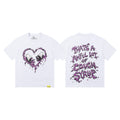 That's A Awful Lot Of Cough Syrup Dripping Heart T-Shirt - White