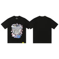 That's A Awful Lot Of Cough Syrup Photo Collage Graphic T-Shirt - Black