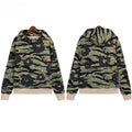 Denim Tears Green Tiger Stripe Camo Dark Floral Pullover Hoodie