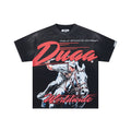 DUAA WORLDWIDE POLO HORSE RIDER RHINESTONE VINTAGE WASH T‑SHIRT