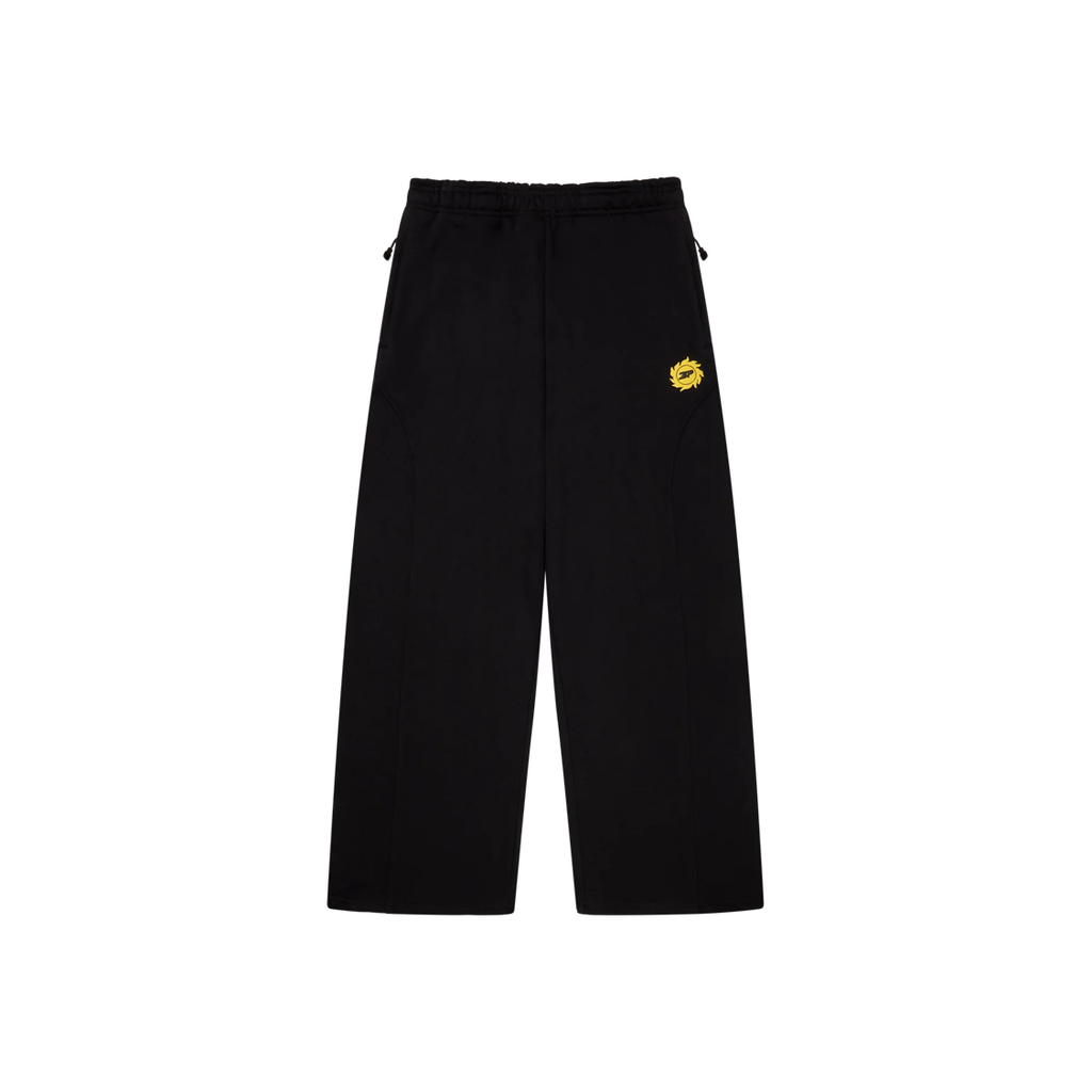 Cosmic Speed Wide-Leg Sweatpants Midnight Black